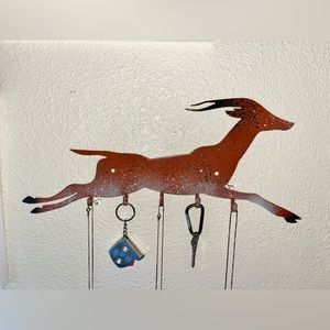 HANDMADE steel key/necklace hooks _ steel impala